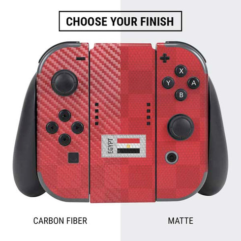 Egypt Soccer Flag Nintendo Switch Bundle Skin